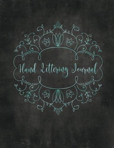 Hand Lettering Journal: Blank Guide Lines & Dot Grid Practice Notebook, 8.5 x 11 (Brush Art Journals)