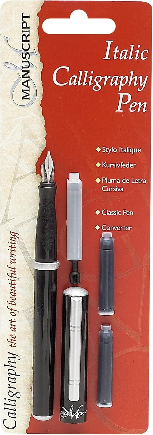 Manuscript Left Handed Nib Italic Pen
