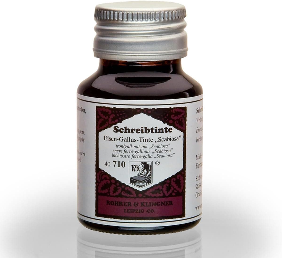Rohrer & Klingner Bottled Fountain Pen Ink - Scabiosa (50ml)