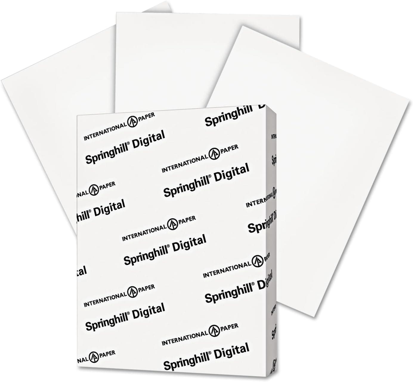 Springhill White 8.5 x 11 Cardstock Paper, 110lb, 199gsm, 250 Sheets (1 Ream) - Premium Heavy Cardstock with Smooth Finish (015300R)