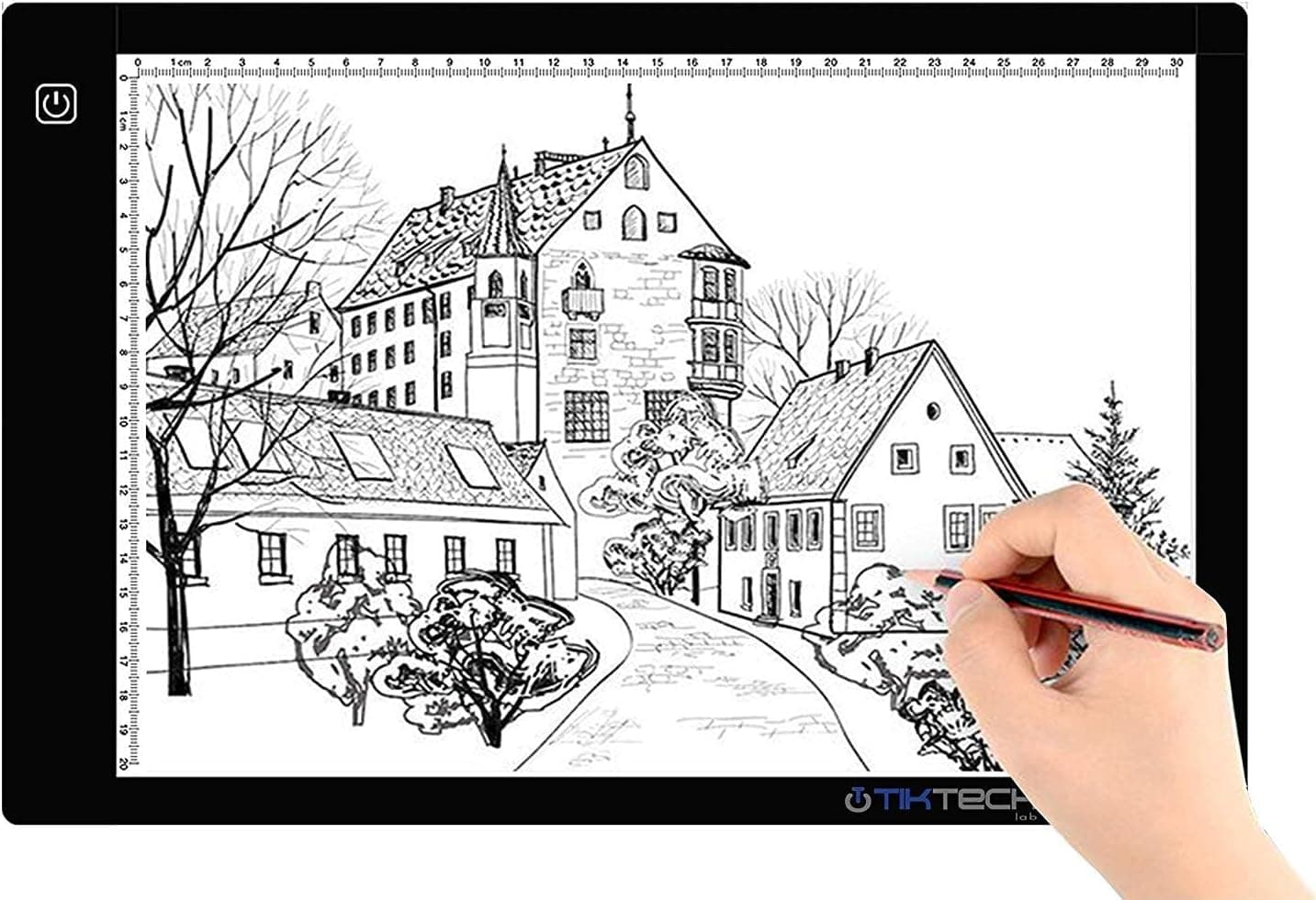 A4 Ultra-Thin Portable LED Tracing Light Box, Dimmable Brightness LED Art Tracing Pad