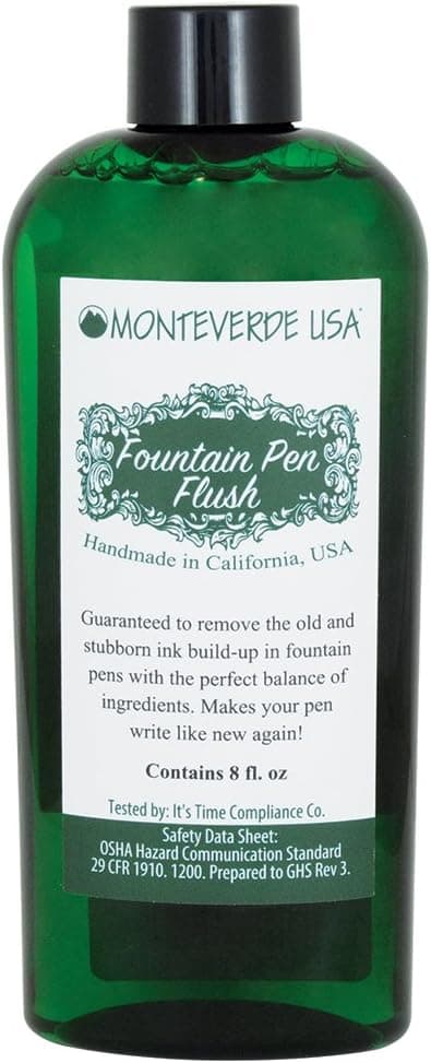 Monteverde USA Flush 8 fl. oz. Bottle Fountain Pen Cleaner