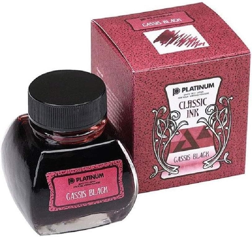 Platinum Classic Ink 60ml Cassis Black, INKK-2000 15
