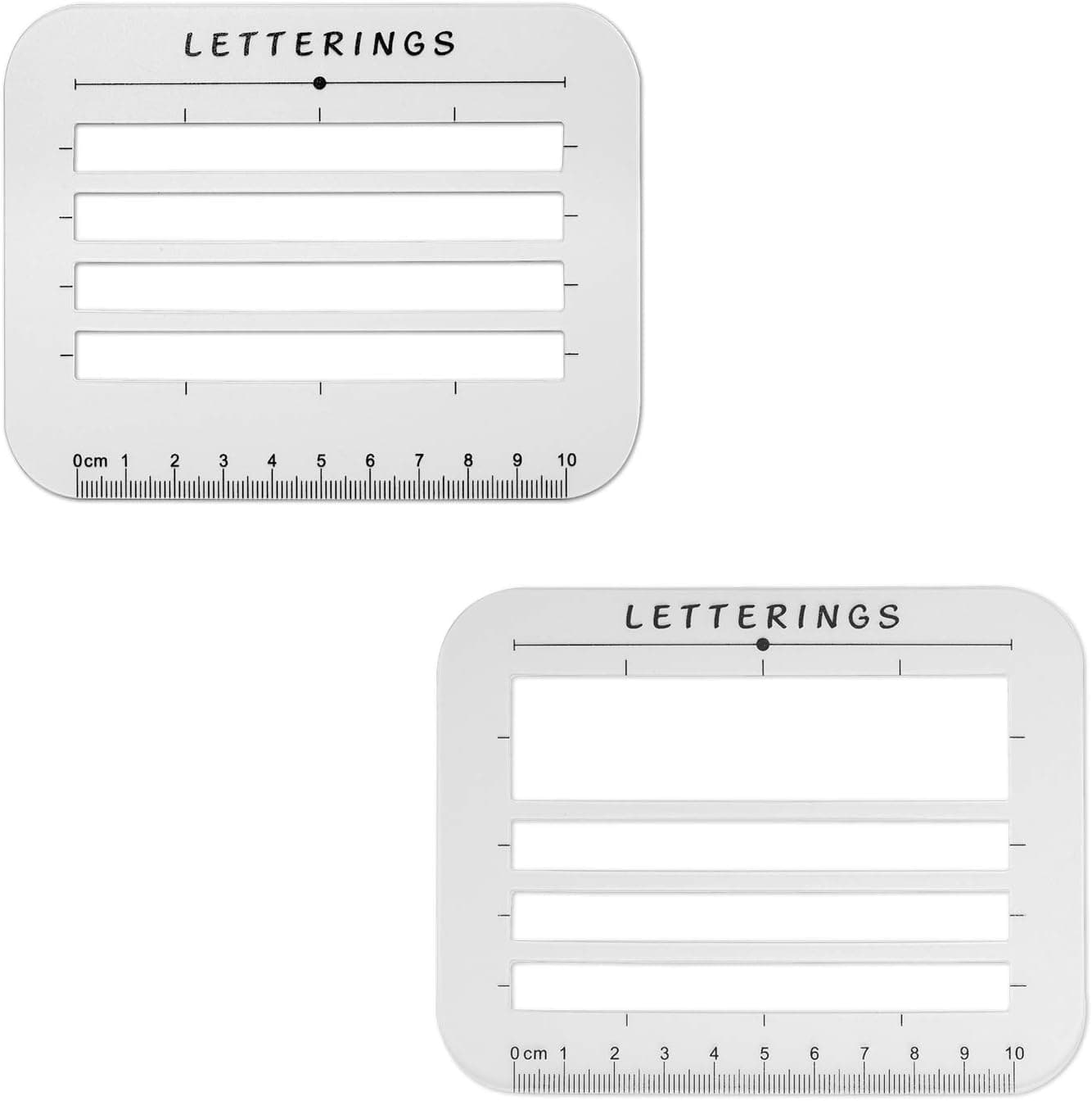 Envelope Addressing Stencil Guide - Ruler Template Guide for Lettering and Straight Lines