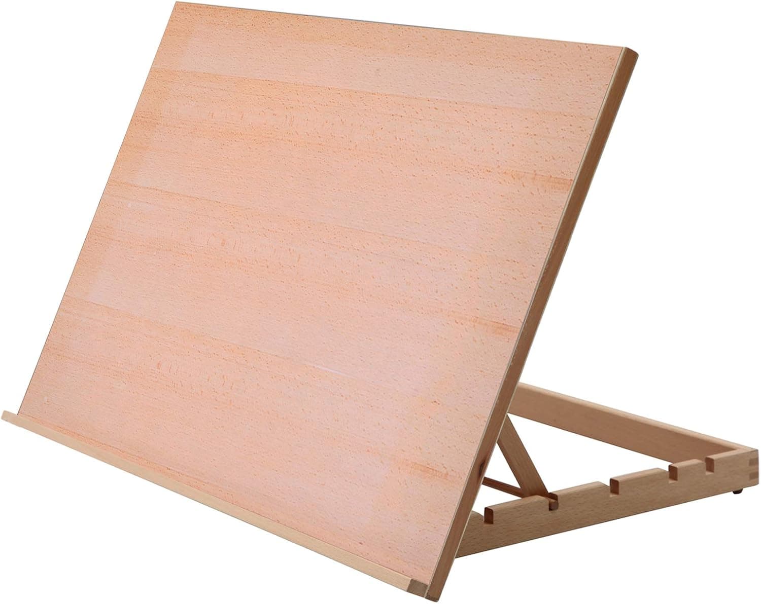 Falling in Art Extra Large 5-Position Wood Drafting Table Easel Drawing and Sketching Board, 29 1/2 x 19 2/3 Inches