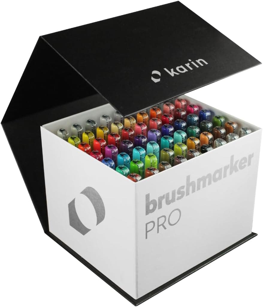 Karin Brushmarker Pro Brush Pens - Painting, Drawing, Lettering, Multicolor