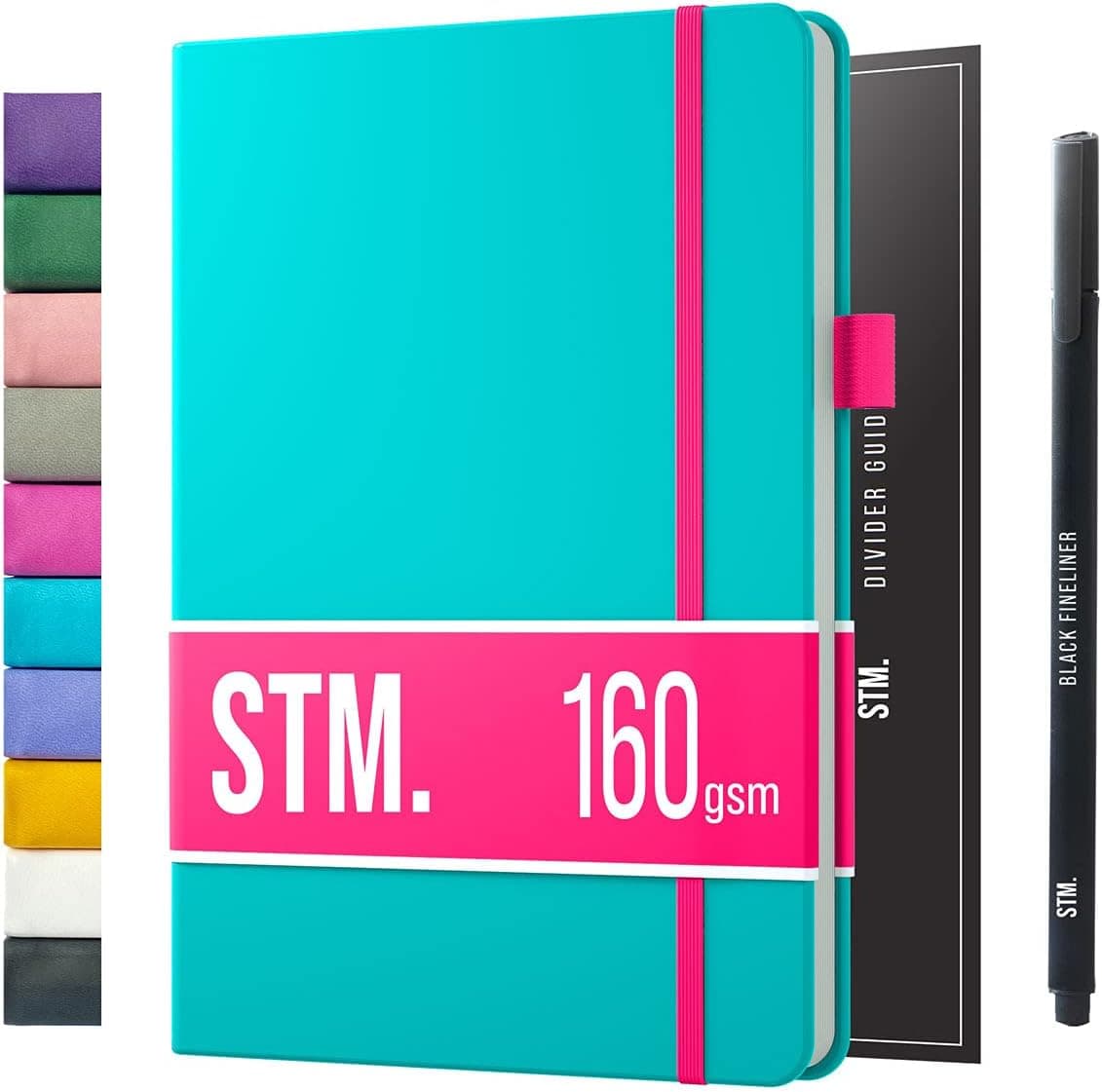 Scribbles That Matter Bullet Dotted Journal Dot Grid Notebook B5 - 160gsm Thick Paper, Hard Cover, Lay Flat Binding