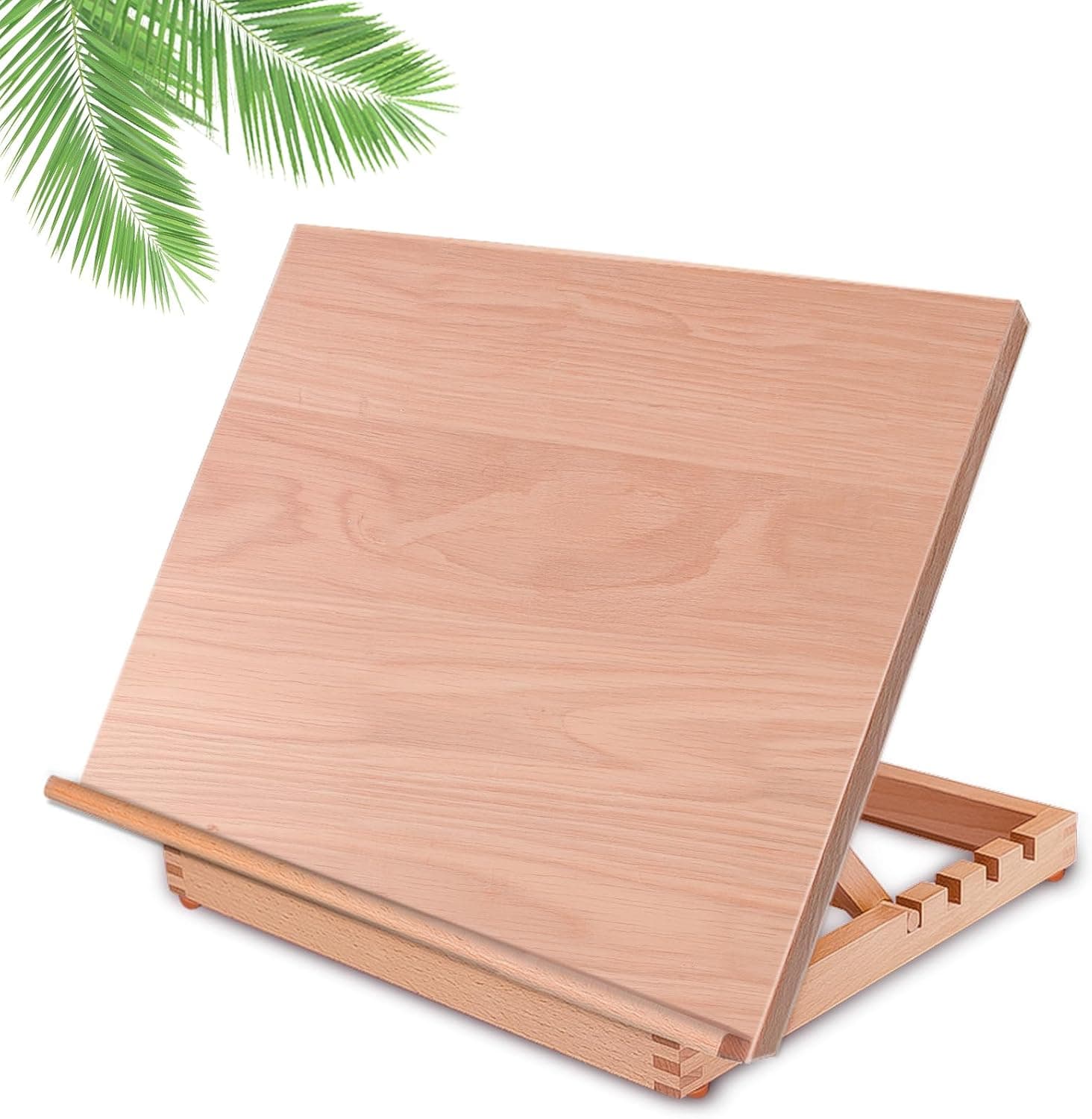 Miratuso Tabletop Easel A3 Painting Easel with Smooth Surface, 4-Position Adjustable Angle Art Easel