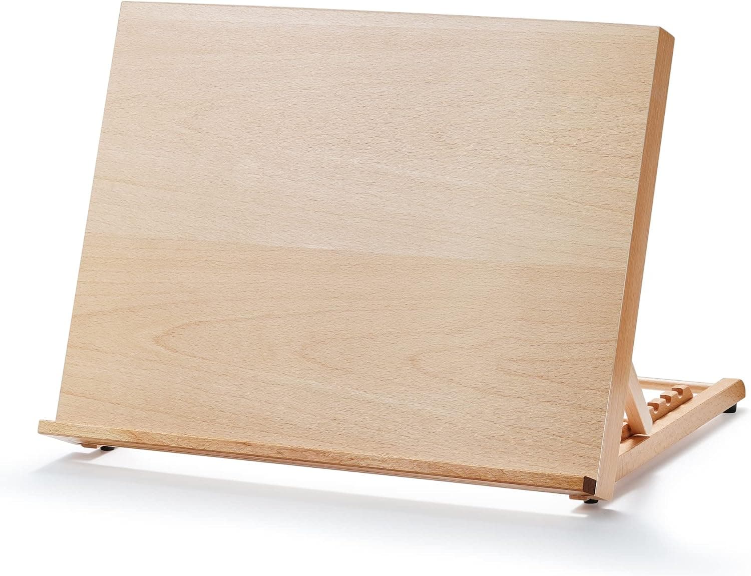ARTIFY Adjustable Wood Tabletop Painting Easel with Smooth Surface, Adjustable Angle Wood Drafting Table Easel, A3