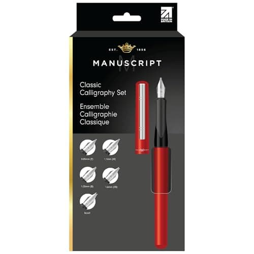 MANUSCRIPT Classic Calligraphy Set, 5 Nib Widths, 11 Piece